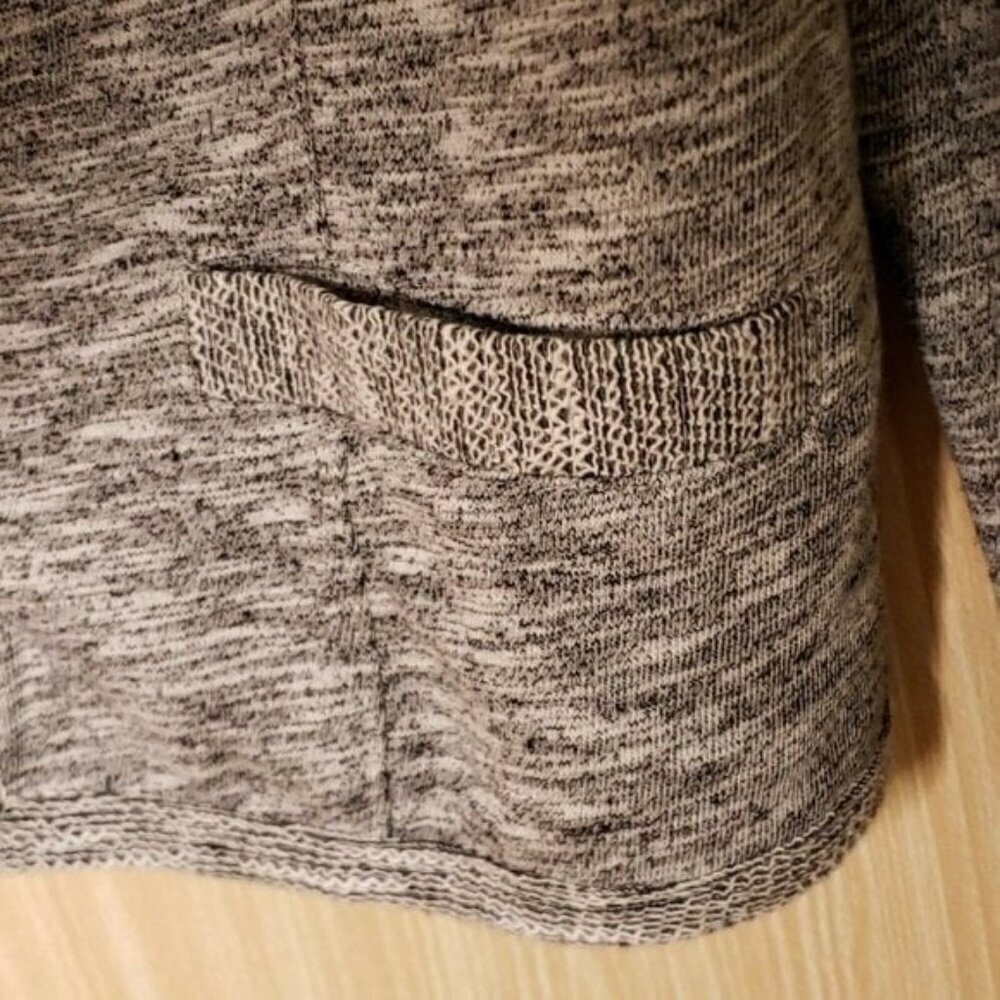 Express Knit Cropped Blazer With Beading - Picture 4 of 6